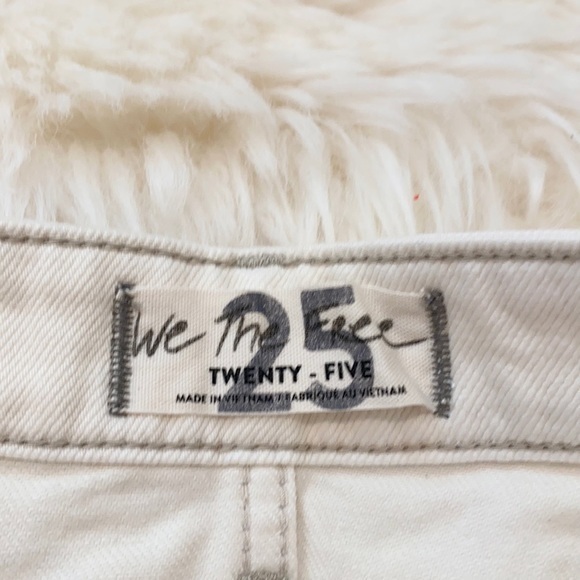 Free People Bailey Denim Skirt in Coconut. - Picture 6 of 13